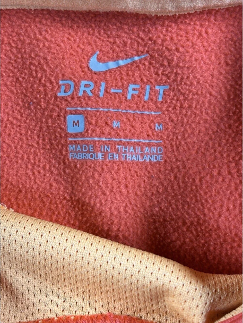 Nike orange fleece